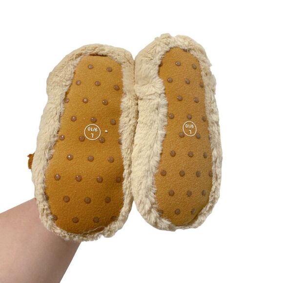 cat & Jack Toddler Boys Marlo Dog Slippers Brown - Picture 4 of 4